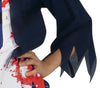 GP77043 – Zombie Kostüm Halloween Blutig – Größe: 140/146 – Farbe: Blau