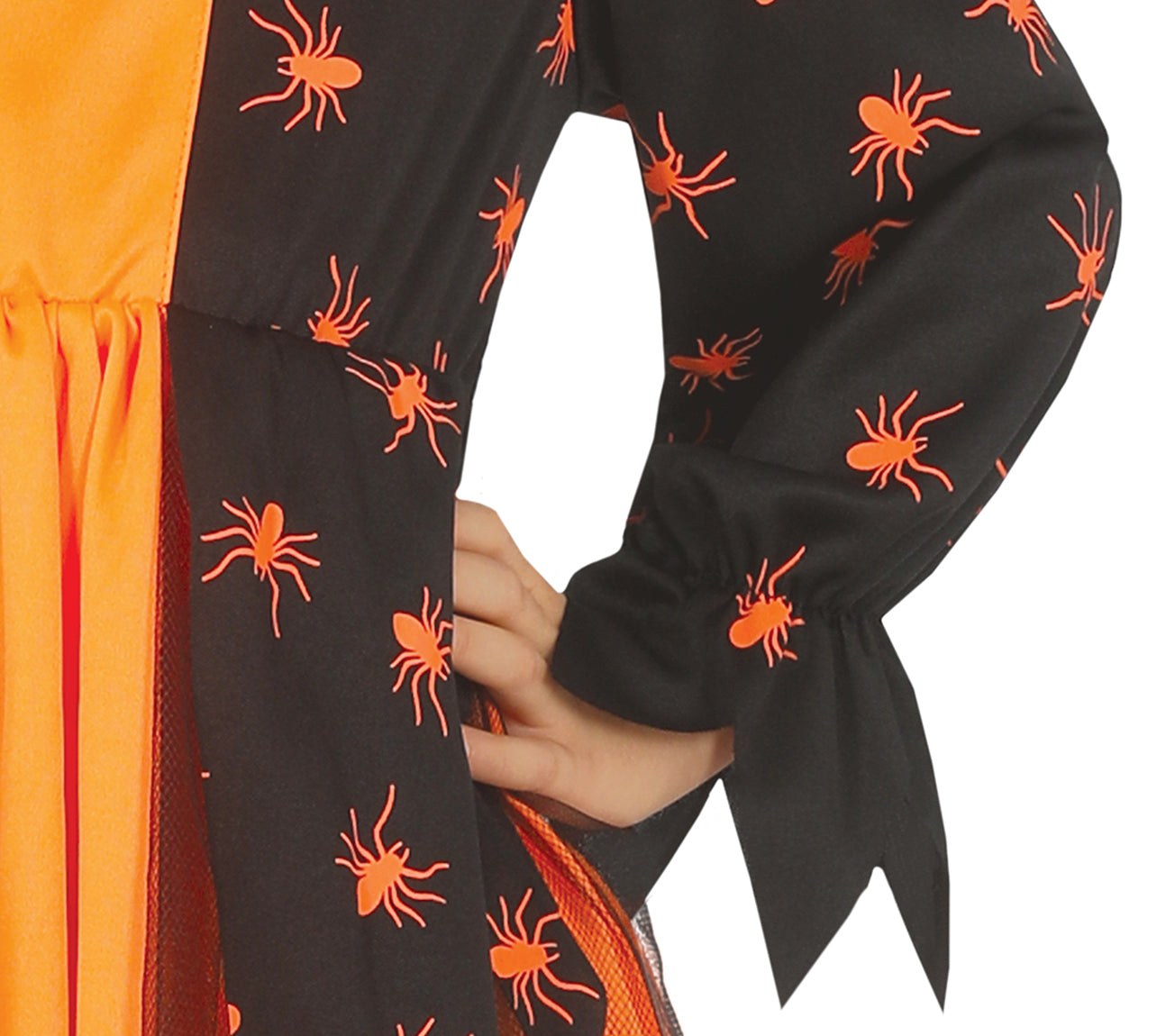 GP77046 – Hexe Halloween Spinnenkostüm Mit – Größe: 110/116 – Farbe: Schwarz