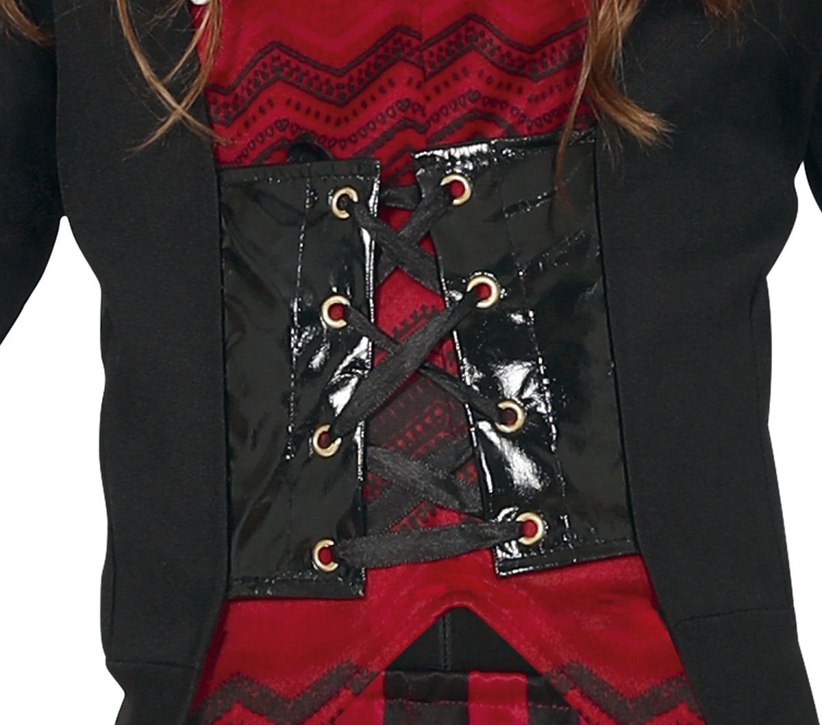 GP77063 – Voodoo Magie Halloween Kostüm Für – Größe: 128/134 – Farbe: Schwarz