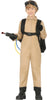 GP77086 – Halloween Geisterjäger Kostüm Kinder – Größe: 110/116 – Farbe: Beige
