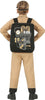 GP77086 – Halloween Geisterjäger Kostüm Kinder – Größe: 110/116 – Farbe: Beige