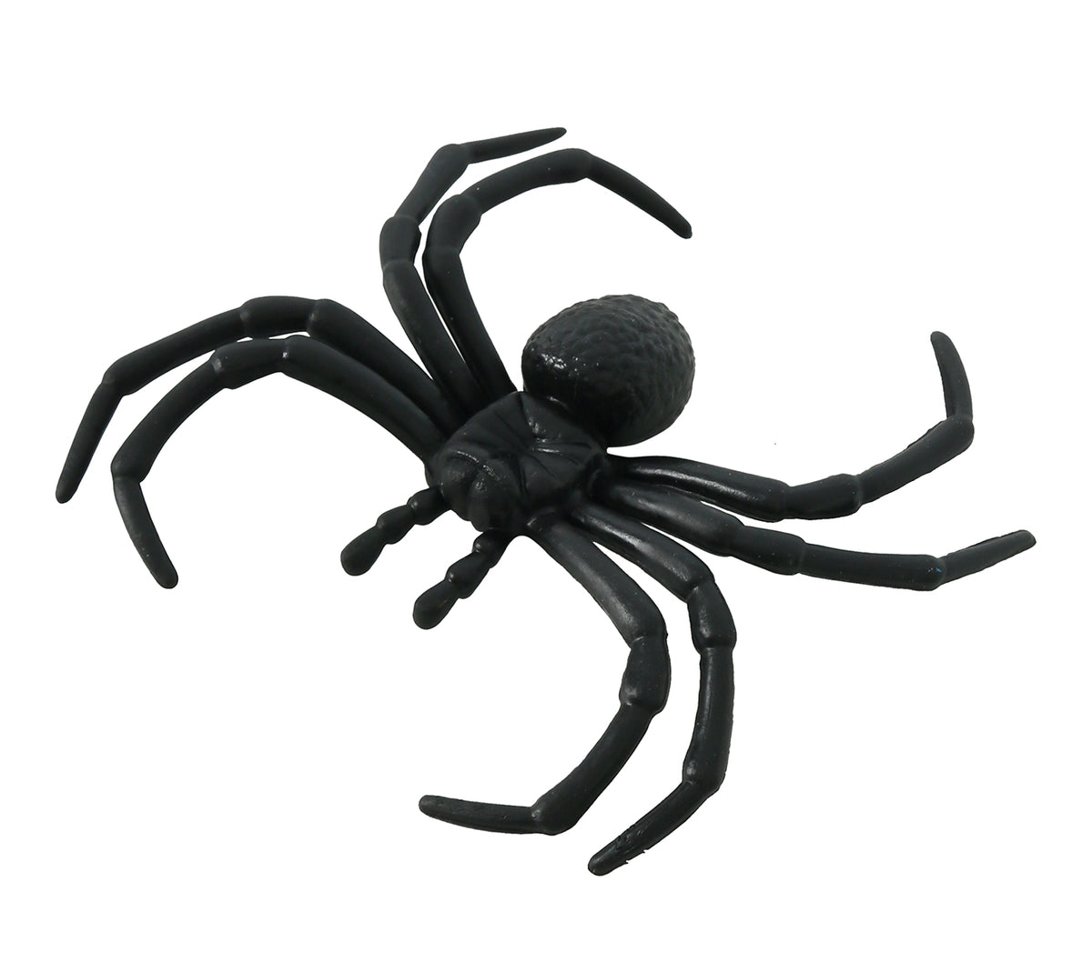 GP26184 – Deko Spinnen 4 Stück 8 cm schwarz – Farbe: Schwarz