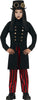 GP77105 – Steampunk Zauberer Gothic Hut – Größe: 110/116 – Farbe: Schwarz