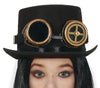 GP77105 – Steampunk Zauberer Gothic Hut – Größe: 128/134 – Farbe: Schwarz