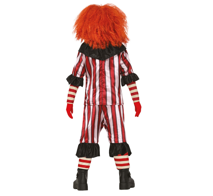 GP77108 – Clown Gruselspaß Halloween Kostüm – Größe: 98/104 – Farbe: Schwarz, Ansicht 2