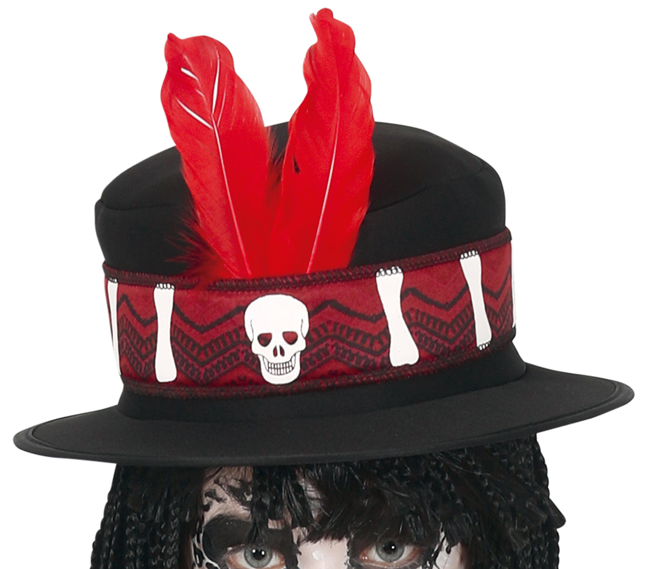 GP77115 – Voodoo Hexenmeister Kinderkostüm – Größe: 110/116 – Farbe: Schwarz