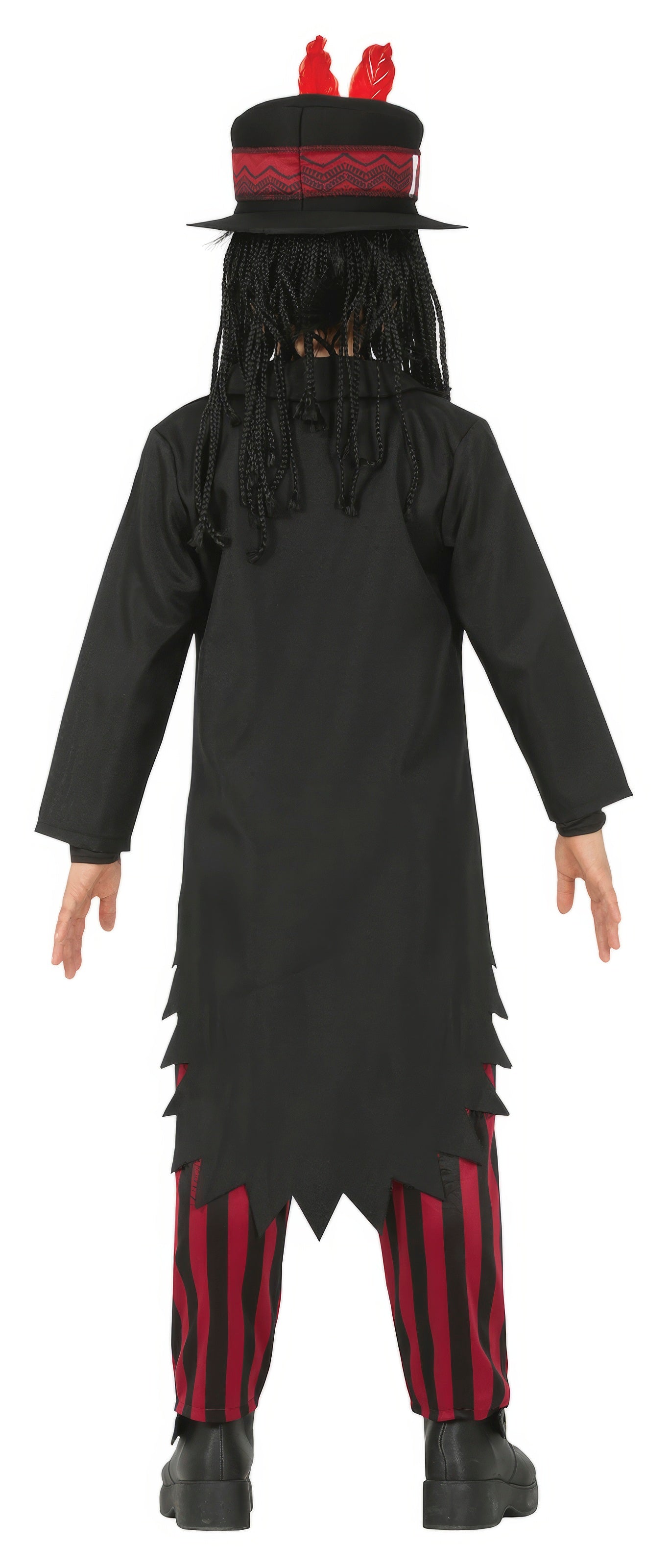 GP77115 – Voodoo Hexenmeister Kinderkostüm – Größe: 140/146 – Farbe: Schwarz