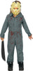 GP77129 – Halloween Schlauer Jäger Maske Overall – Größe: 110/116 – Farbe: Blau