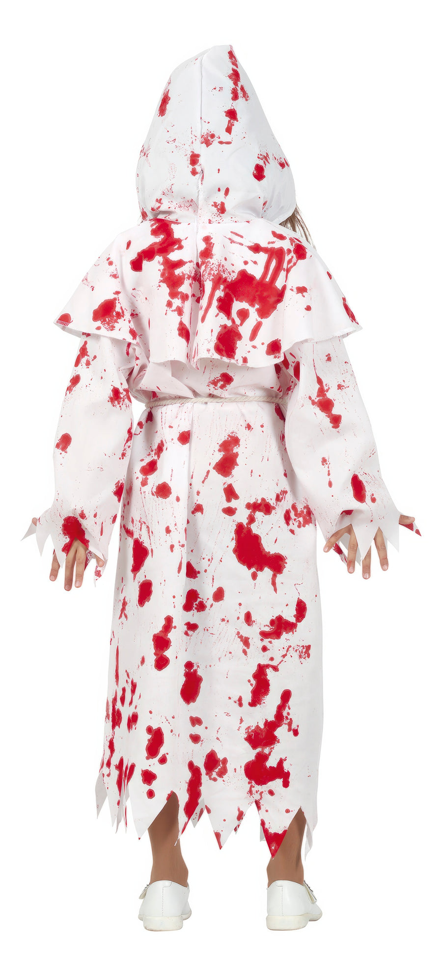 GP77132 – Halloween Gruselige Nonne Kostüm – Größe: 110/116 – Farbe: Weiß, Ansicht 2