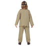 GP77137 – Halloween Maske Grusel Kostüm – Größe: 110/116 – Farbe: Beige