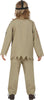 GP77137 – Halloween Maske Grusel Kostüm – Größe: 128/134 – Farbe: Beige