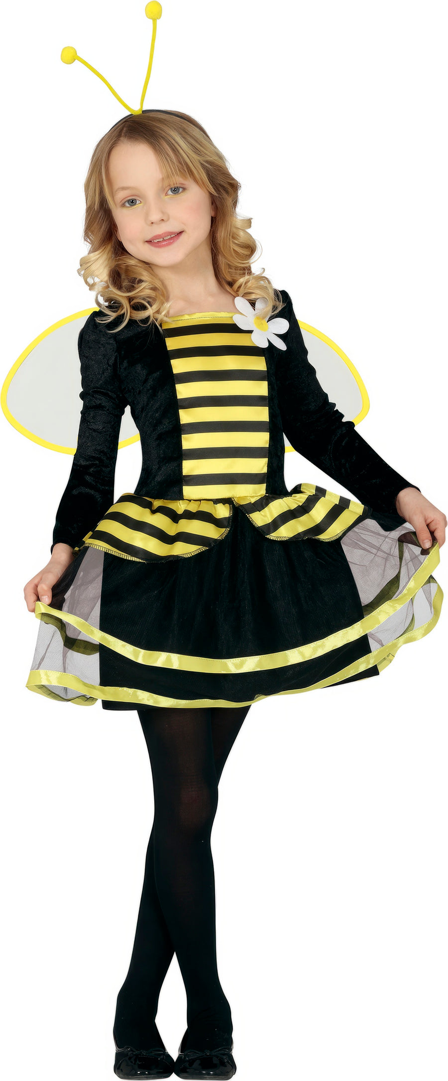 Bienen Kostüm für Mädchen mit Flügeln