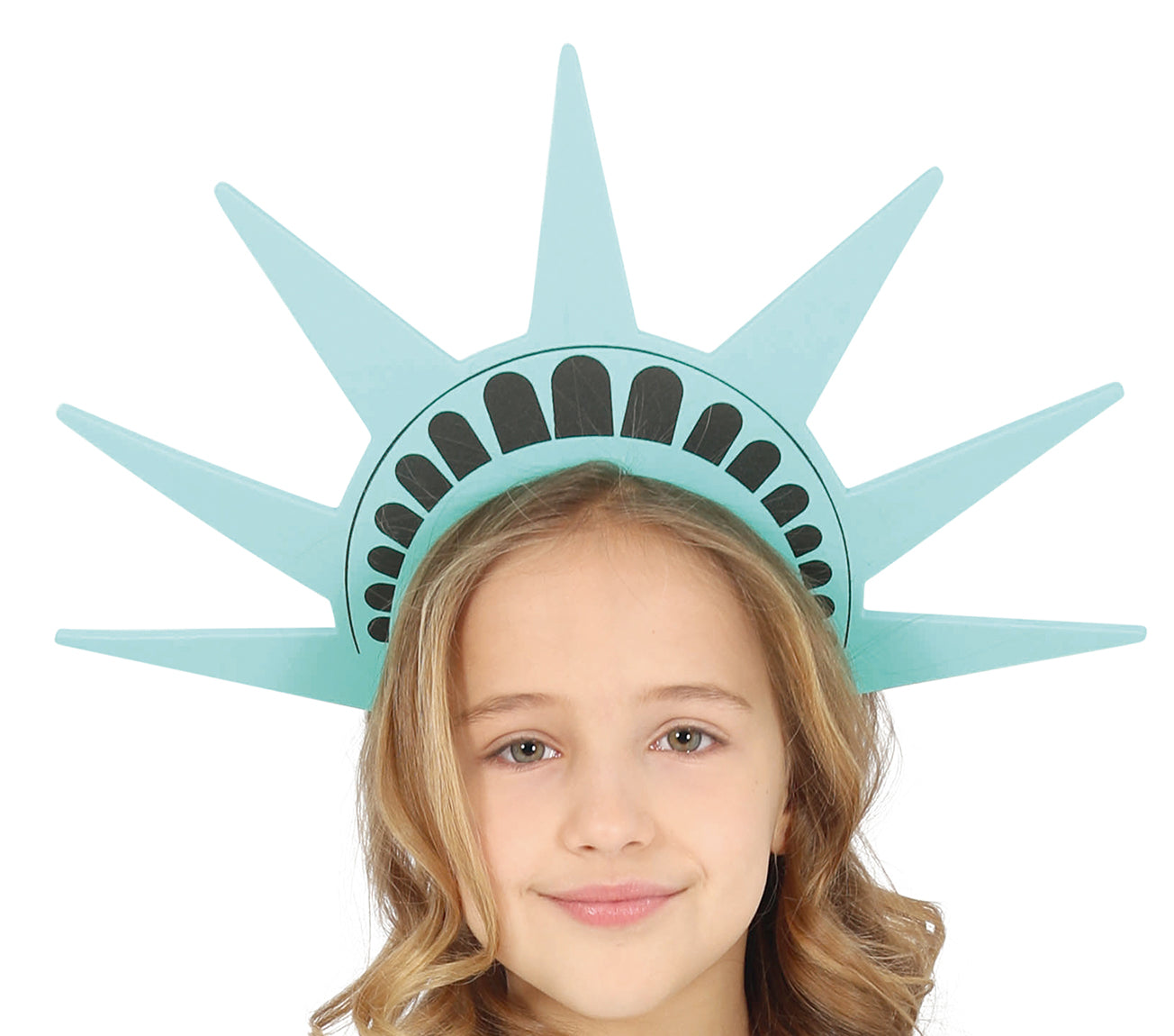GP77191 – Amerika Karnevalskostüm Freiheit Kostüm – Größe: 140/146 – Farbe: Blau