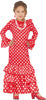 GP77194 – Flamenco Tanz Kleid Kinder – Größe: 98/104 – Farbe: Rot