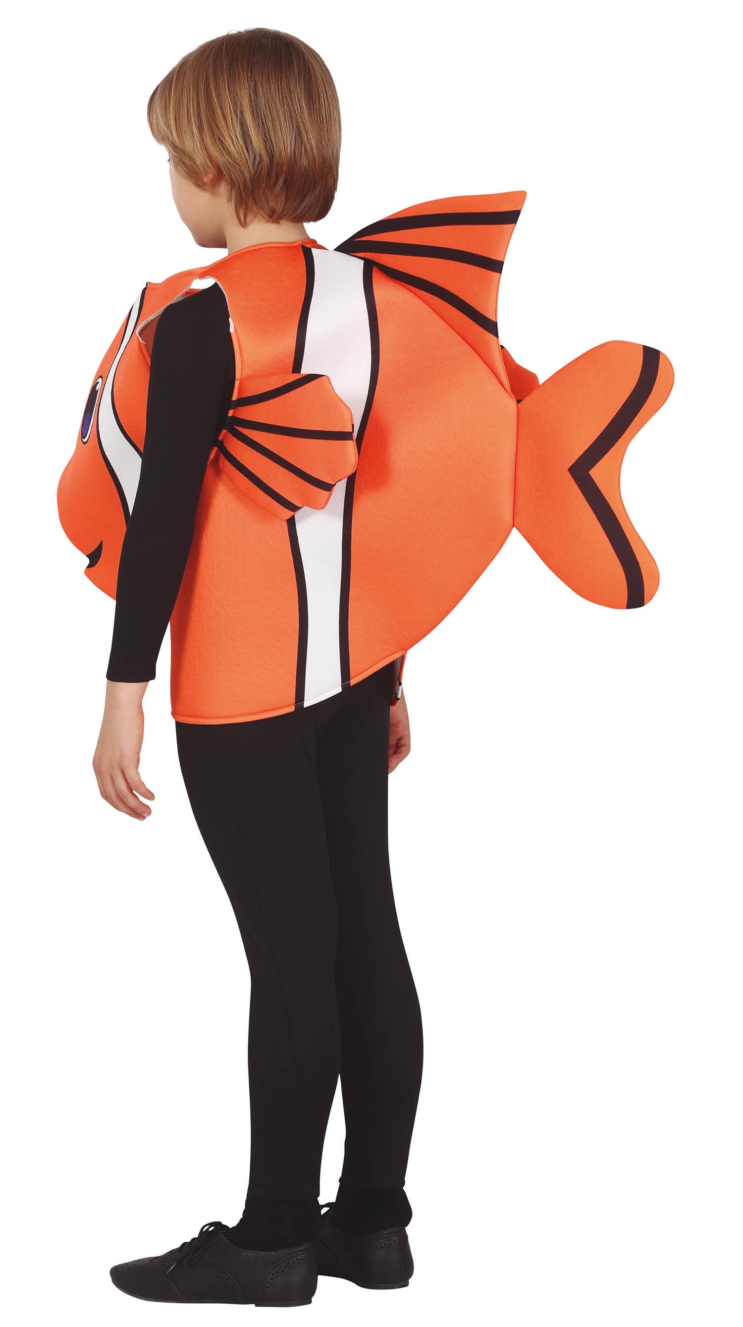 GP77211 – Meerestiere Clownfisch Tunika Kinderkostüm – Größe: 98/104 – Farbe: Orange