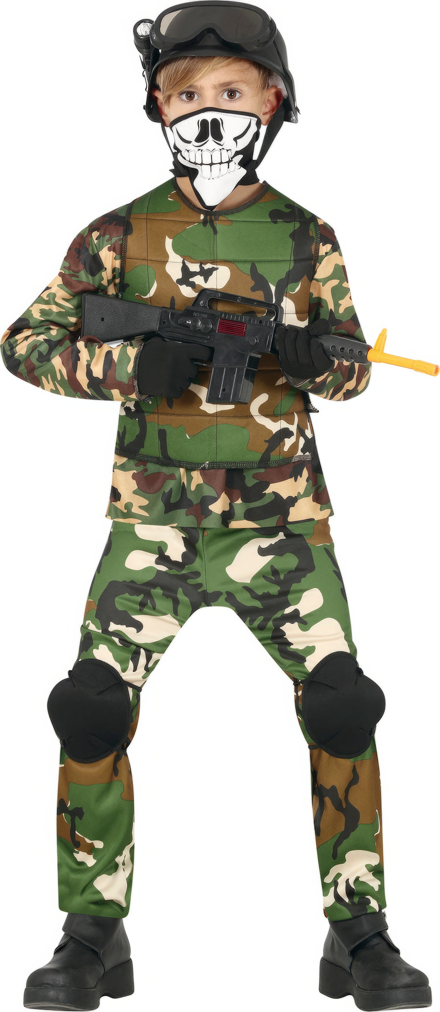 Soldaten Kostüm für Jungen Camouflage