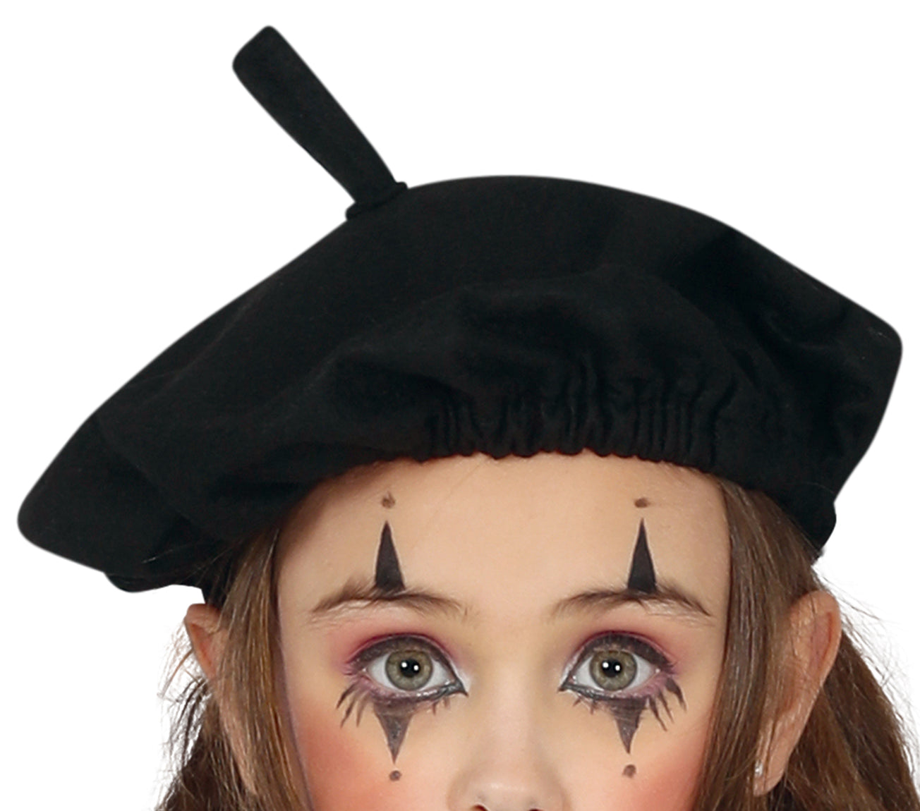 GP77226 – Clown Pantomime Kostüm Karneval – Größe: 110/116, 128/134, 140/146, 98/104 – Farbe: Weiß