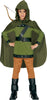 GP77238 – Bogenschütze Mittelalter Abenteuerfigur Umhang – Größe: 110/116 – Farbe: Grün