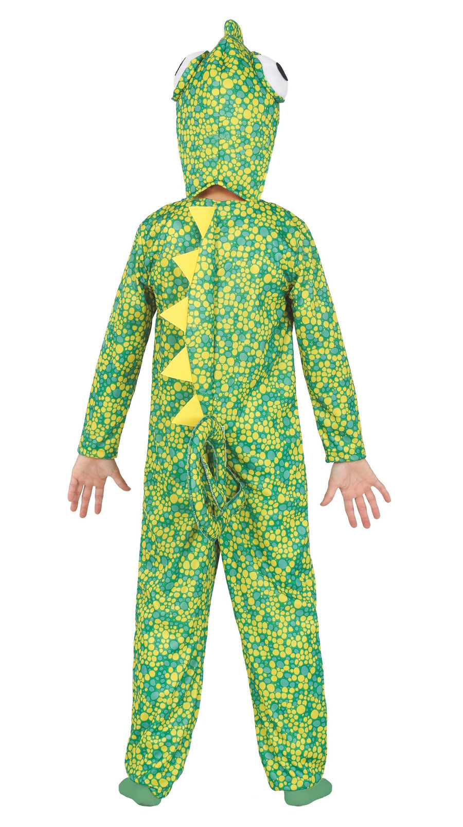 GP77264 – Chamäleon Tierkostüm Fasching Bunt – Größe: 110/116 – Farbe: Grün, Ansicht 2