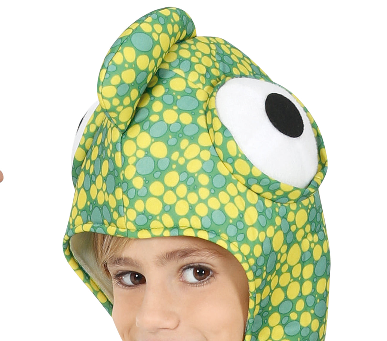 GP77264 – Chamäleon Tierkostüm Fasching Bunt – Größe: 140/146 – Farbe: Grün