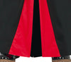GP77267 – Zauberer Umhang Mit Roter Kapuze – Größe: 110/116 – Farbe: Schwarz