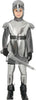 GP77283 – Ritterrüstung Karnevalskostüm Mittelalter – Größe: 140/146 – Farbe: Silber