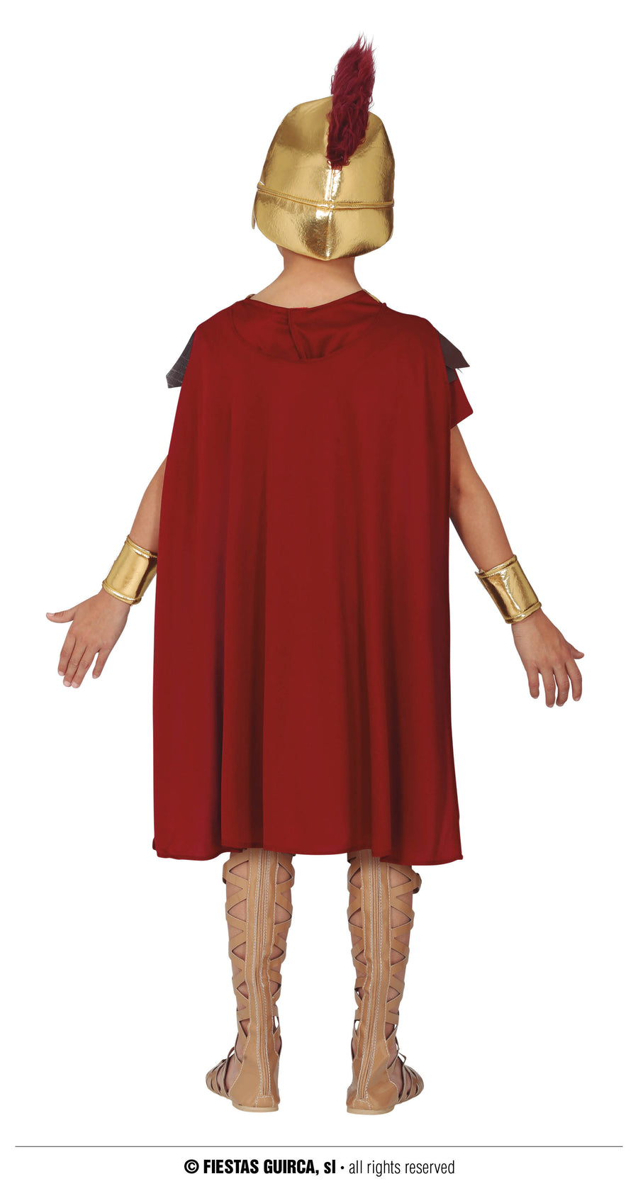 GP77286 – Römer Gladiator Kinderkostüm Set Helm – Größe: 110/116 – Farbe: Braun, Ansicht 2