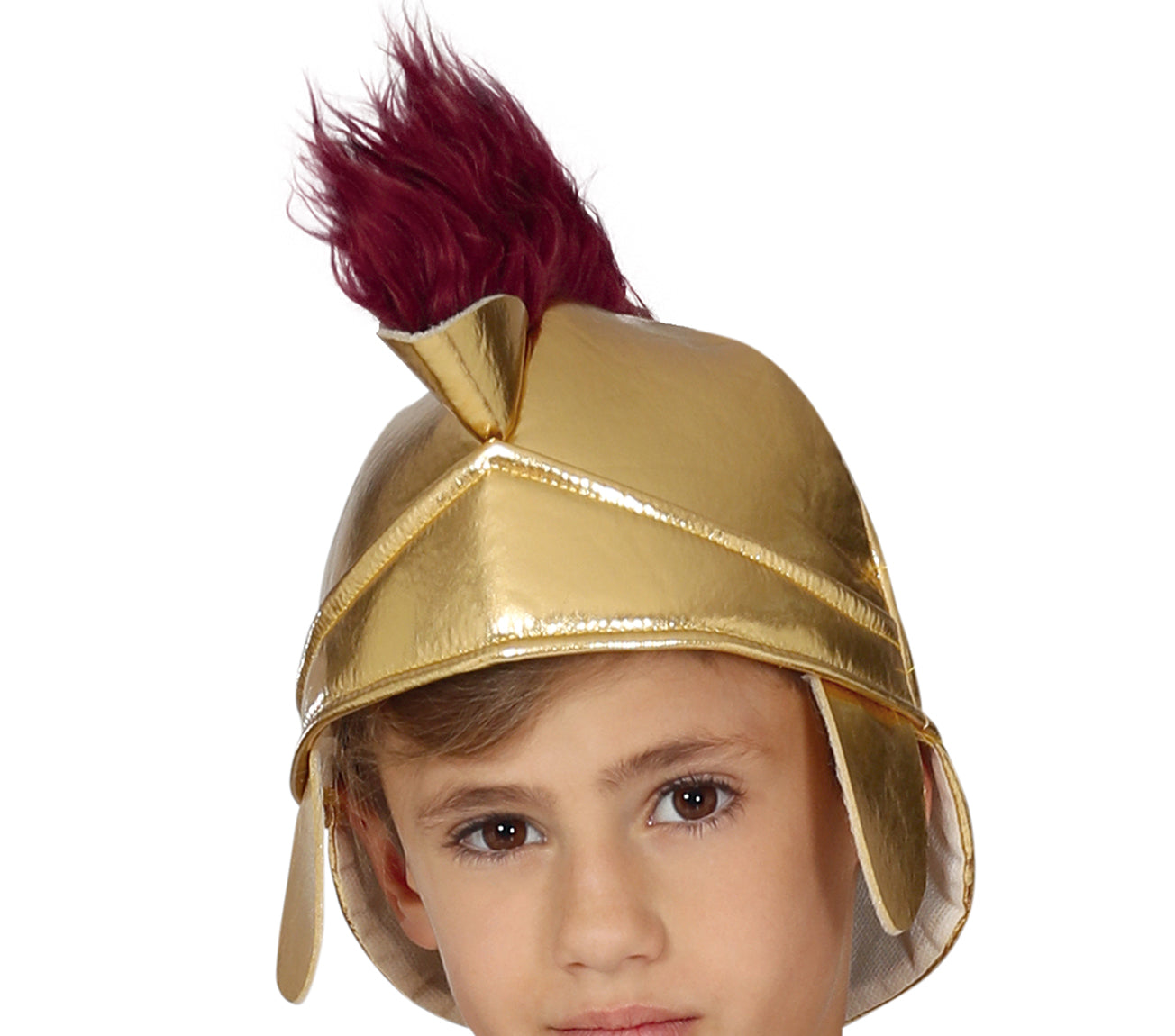 GP77286 – Römer Gladiator Kinderkostüm Set Helm – Größe: 110/116 – Farbe: Braun