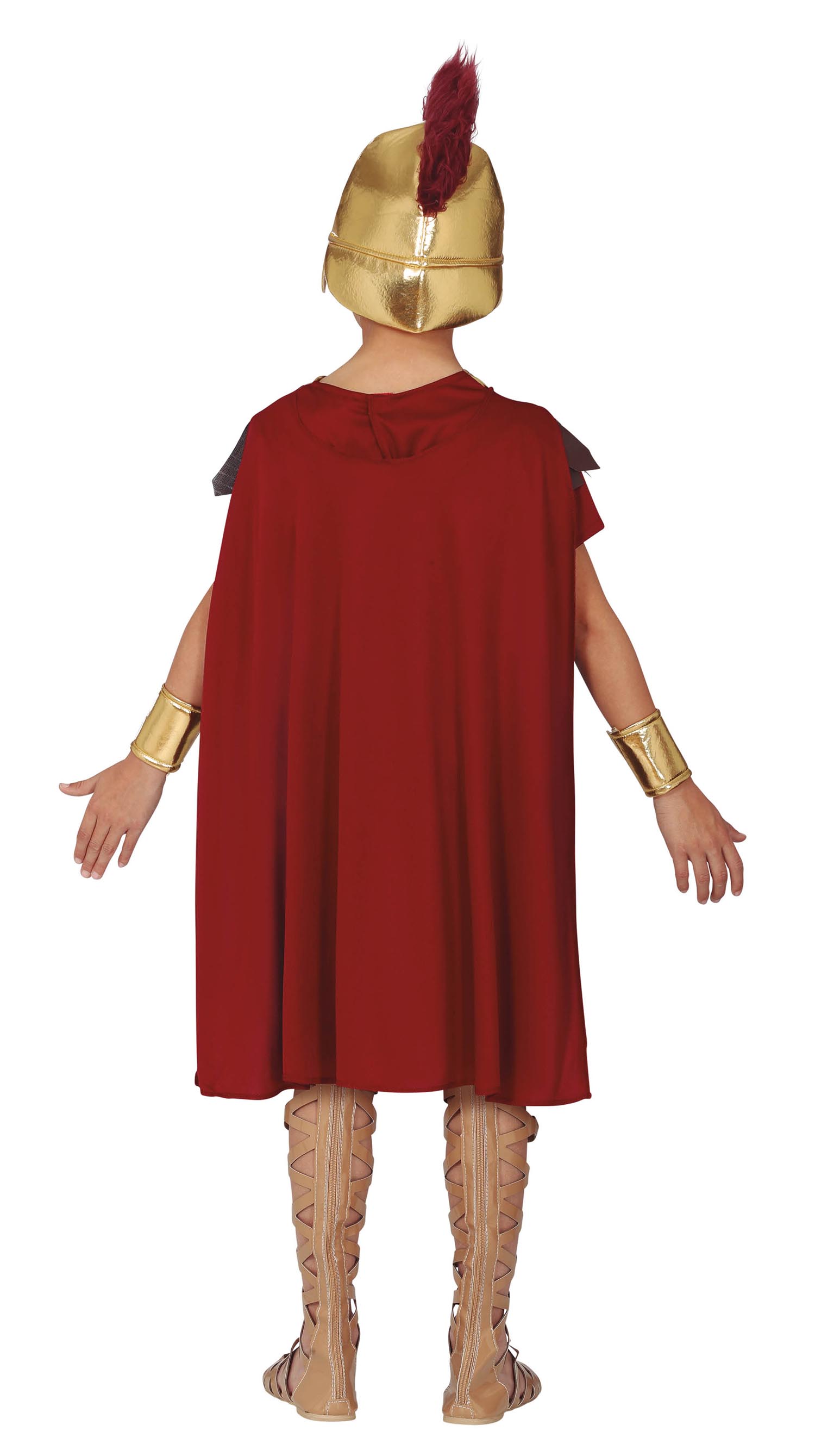 GP77286 – Römer Gladiator Kinderkostüm Set Helm – Größe: 140/146 – Farbe: Braun