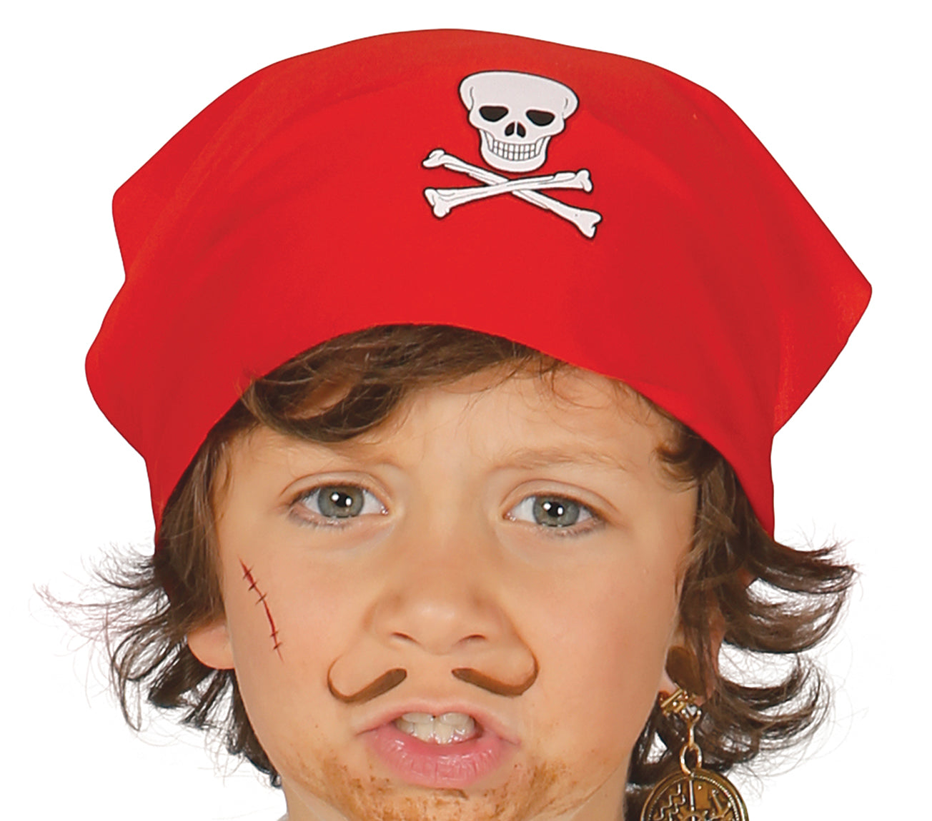 GP77313 – Pirat Abenteuer Kostüm Für Karneval – Größe: 98/104 – Farbe: Weiß