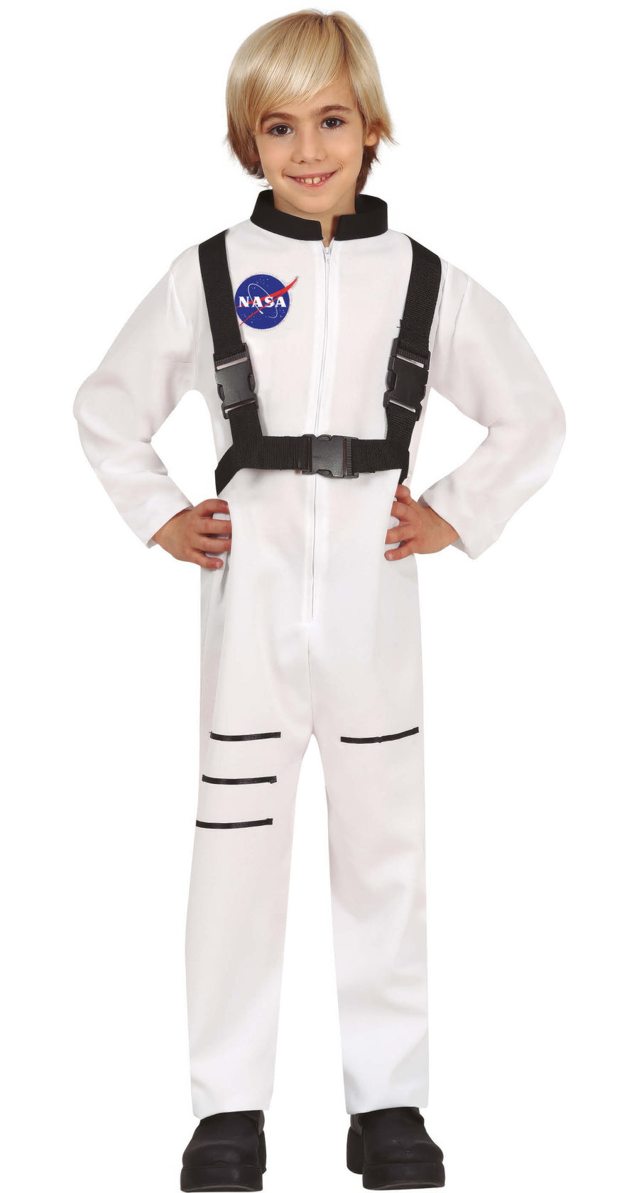 Astronauten Kostüm für Kinder weiß Overall