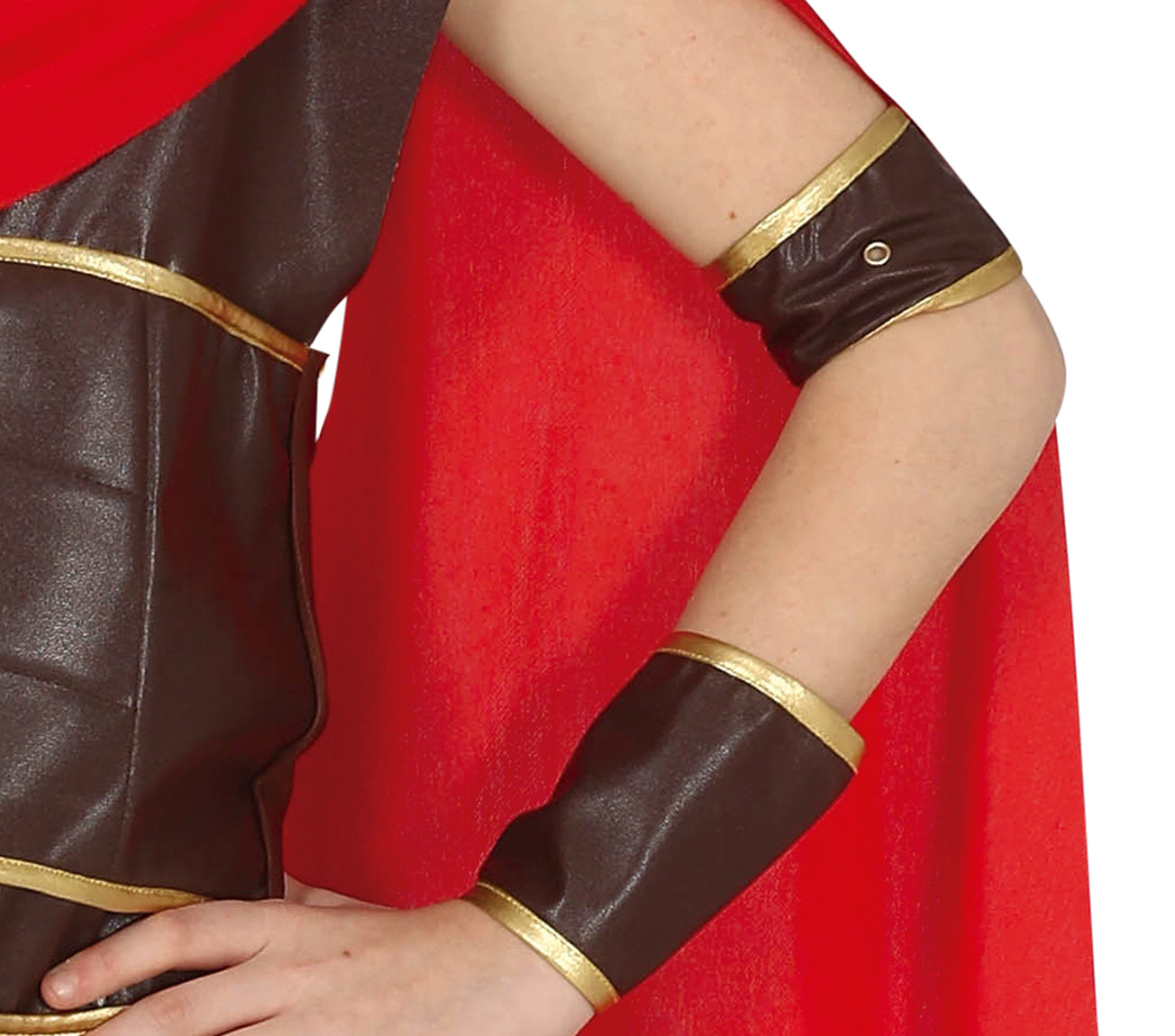 GP80285 – Römer Gladiator Antike Kostüm Kapitän – Größe: 14 - 16 Jahre – Farbe: Braun