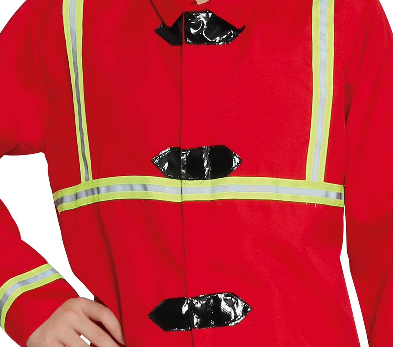 GP84323 – Feuerwehrheld Karneval Kostüm – Größe: 14 - 16 Jahre – Farbe: Rot