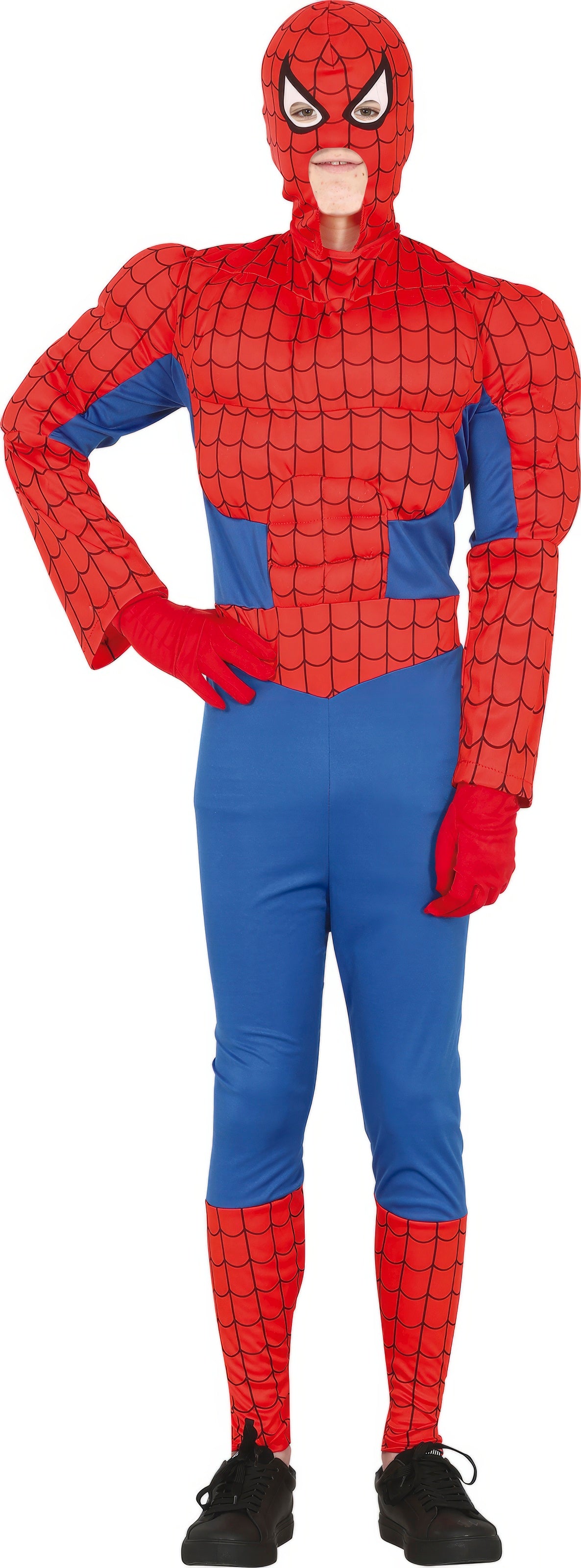 GP80797 – Superheld Maske Abenteuerfigur Comicheld – Größe: 14 - 16 Jahre – Farbe: Rot