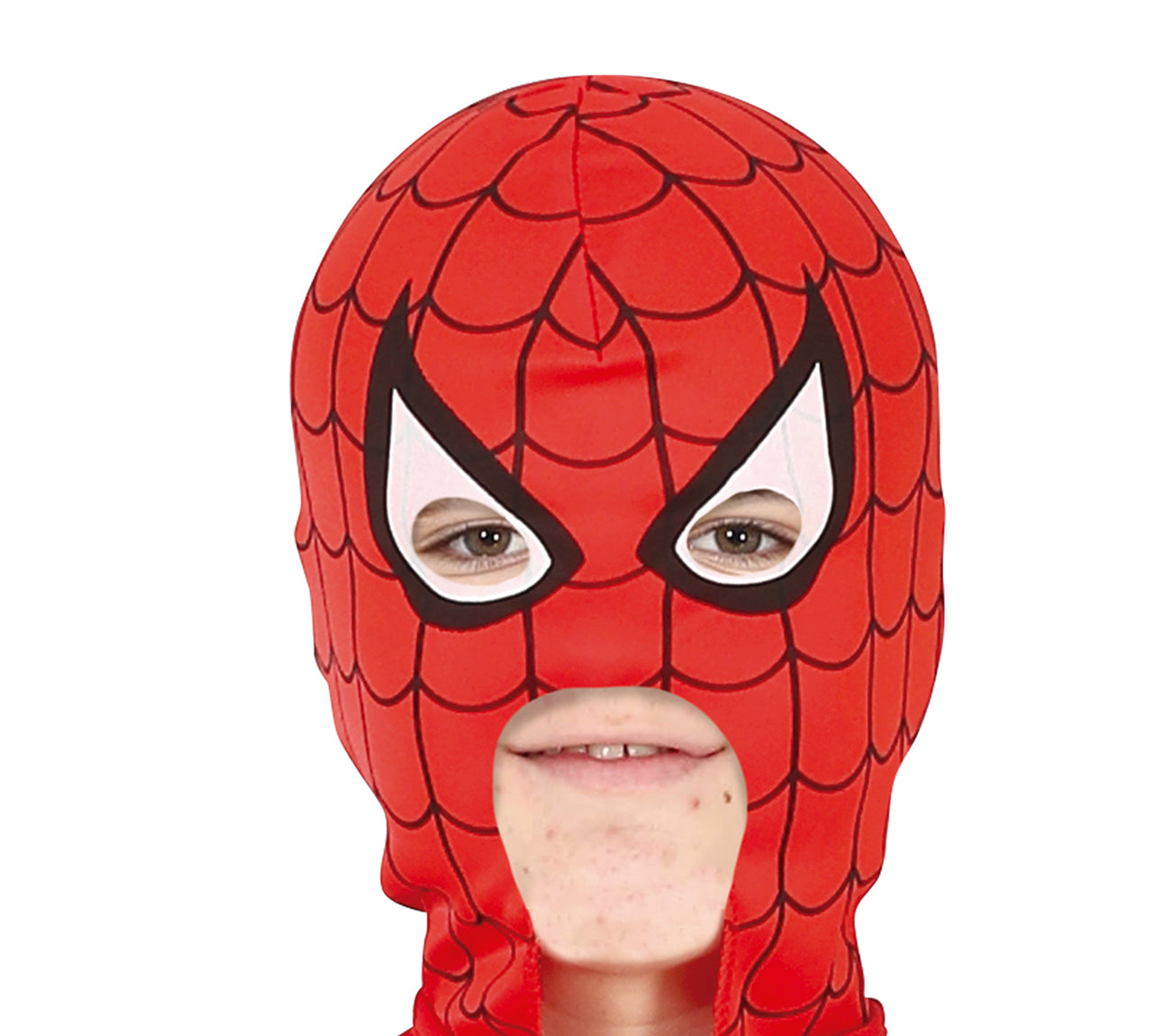 GP80797 – Superheld Maske Abenteuerfigur Comicheld – Größe: 14 - 16 Jahre – Farbe: Rot