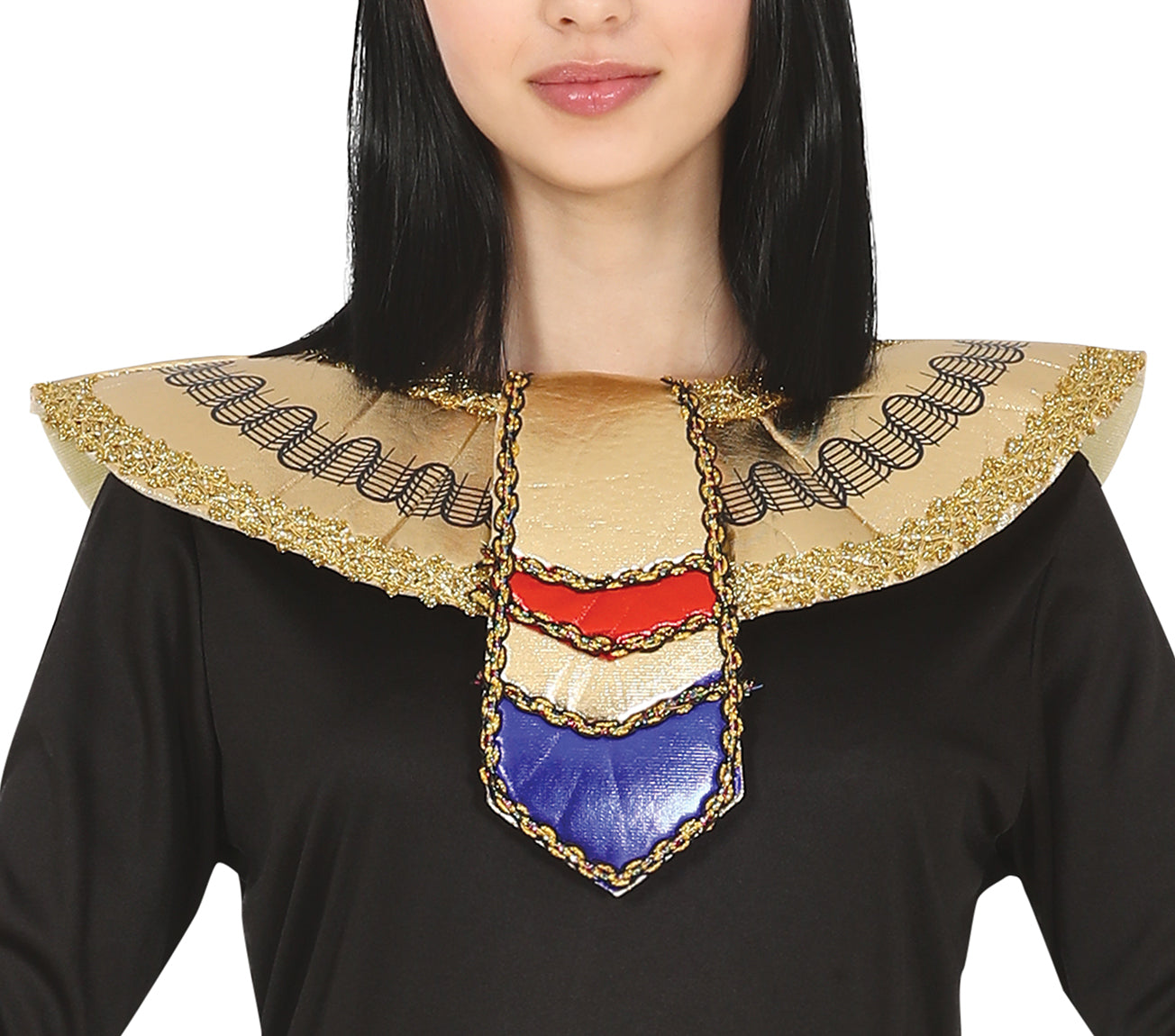 GP88676 – Aegypten Koenigin Kostuem Kleid – Größe: 14 - 16 Jahre – Farbe: Schwarz