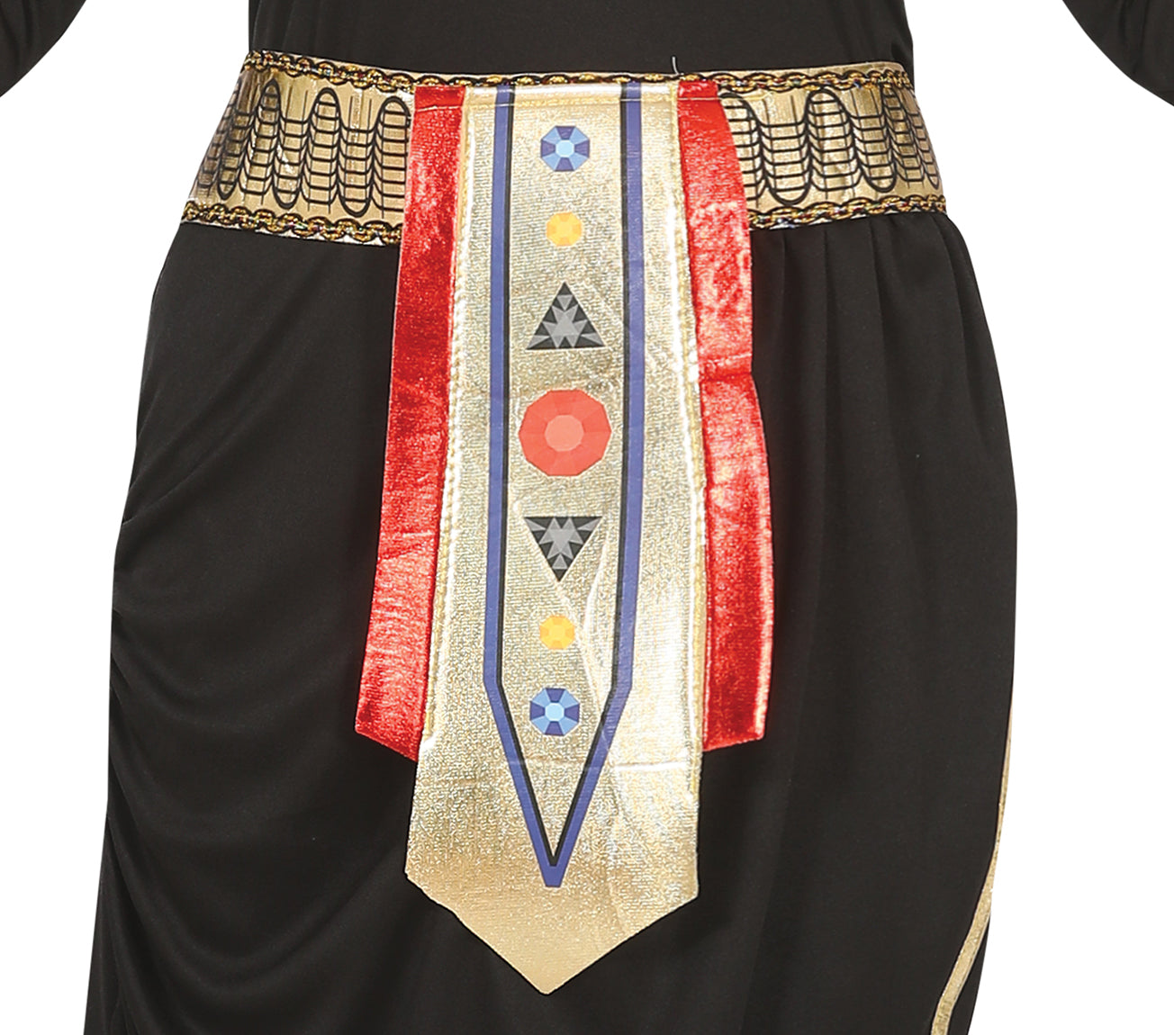 GP88676 – Aegypten Koenigin Kostuem Kleid – Größe: 14 - 16 Jahre – Farbe: Schwarz