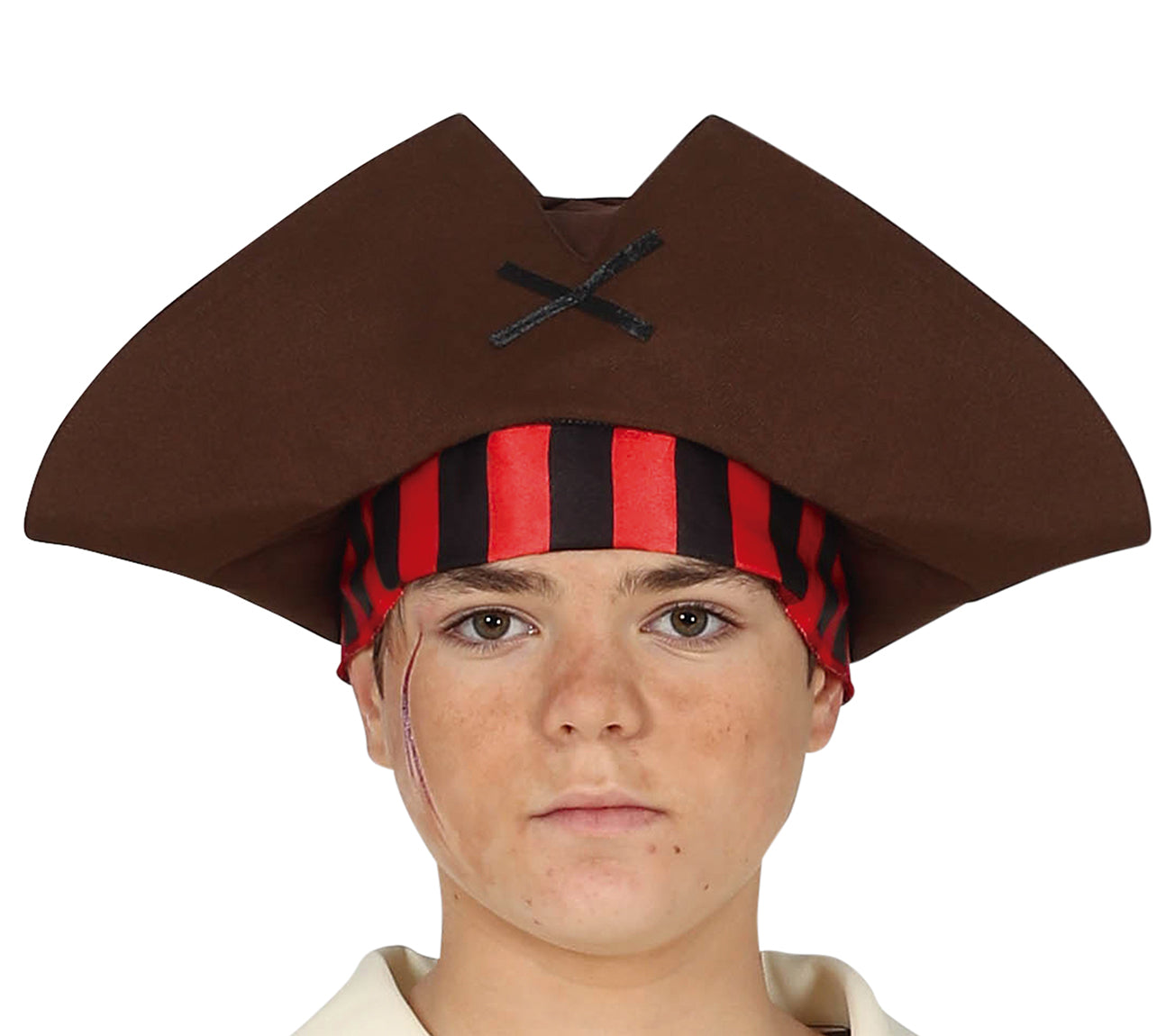 GP86505 – Pirat Abenteuer Kostüm Karneval Fasching – Größe: 14 - 16 Jahre – Farbe: Braun