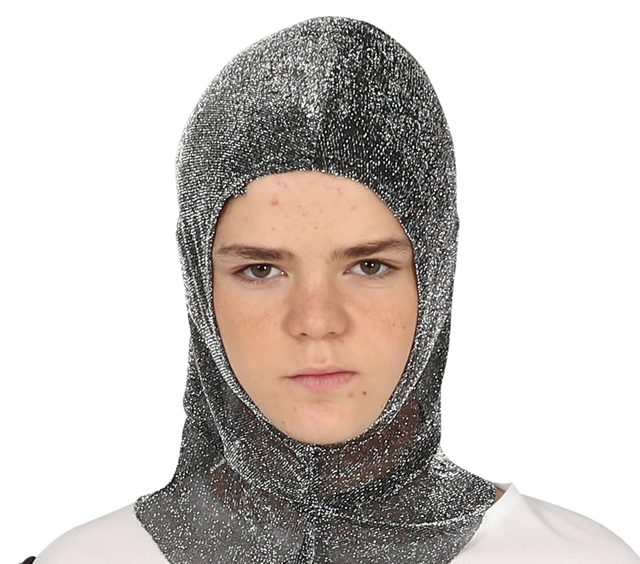 GP80837 – Ritter Kostüm Mittelalter Krieger Gewand – Größe: 14 - 16 Jahre – Farbe: Weiß