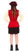 GP88188 – Piratenkapitän Faschingsoutfit Schädel – Größe: 14 - 16 Jahre – Farbe: Rot