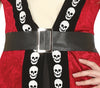 GP88188 – Piratenkapitän Faschingsoutfit Schädel – Größe: 14 - 16 Jahre – Farbe: Rot