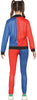 GP88372 – Clown Bösewicht Kostüm Halloween Harlekin – Größe: 14 - 16 Jahre – Farbe: Blau