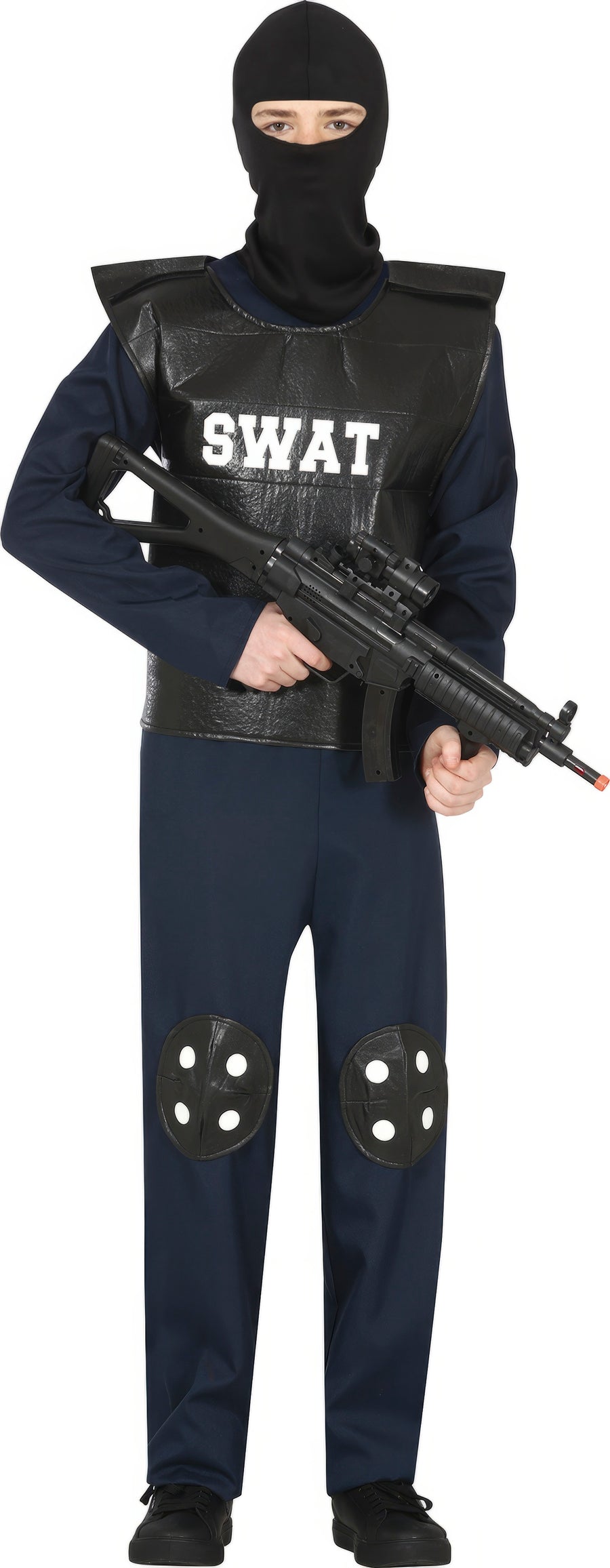 SWAT Kostüm für Herren mit Sturmhaube
