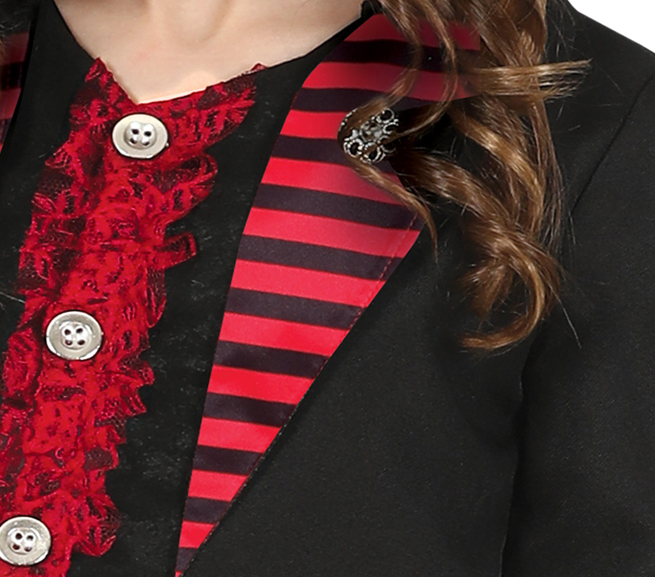 GP77370 – Magischer Zirkusdirektor Cape Hut – Größe: 140/146 – Farbe: Schwarz