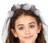 GP77391 – Halloween Skelettgespenst Kostüm Mädchen – Größe: 110/116 – Farbe: Schwarz