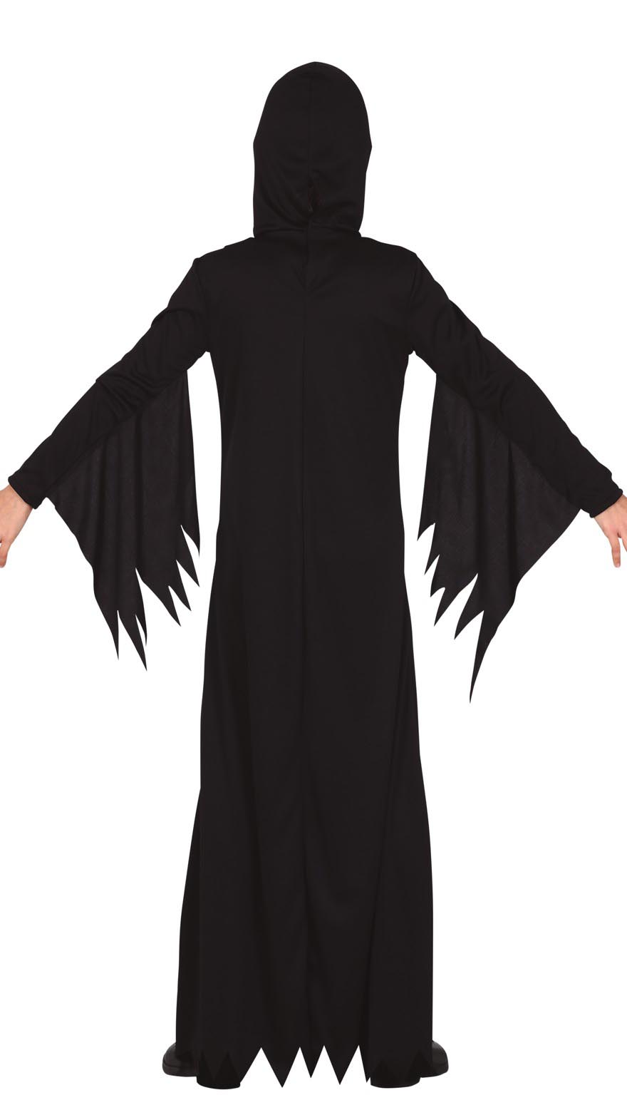 GP77394 – Halloween Sensenmann Kostüm Dunkler – Größe: 128/134 – Farbe: Schwarz