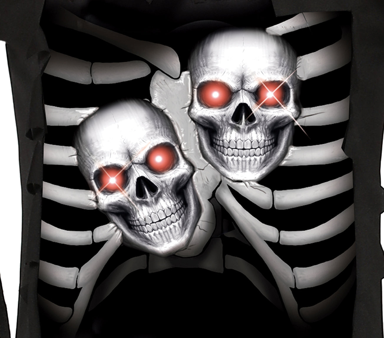 GP77394 – Halloween Sensenmann Kostüm Dunkler – Größe: 128/134 – Farbe: Schwarz