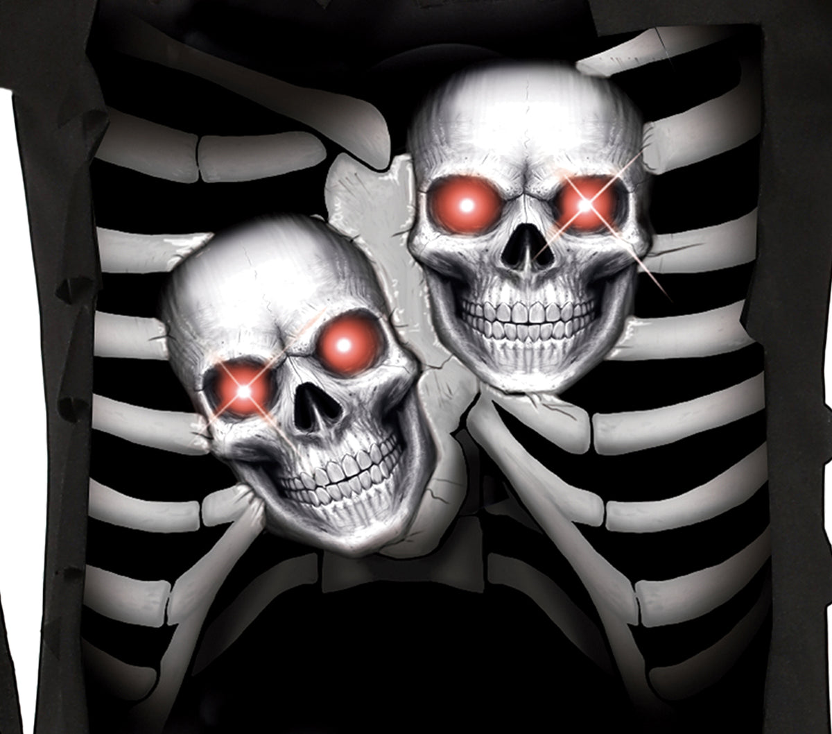GP77394 – Halloween Sensenmann Kostüm Dunkler – Größe: 140/146 – Farbe: Schwarz