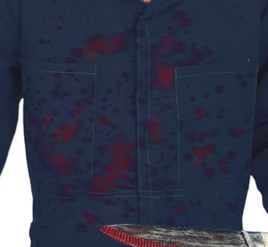 GP77406 – Halloween Arbeiter Jumpsuit Klempner – Größe: 110/116 – Farbe: Blau, Ansicht 2