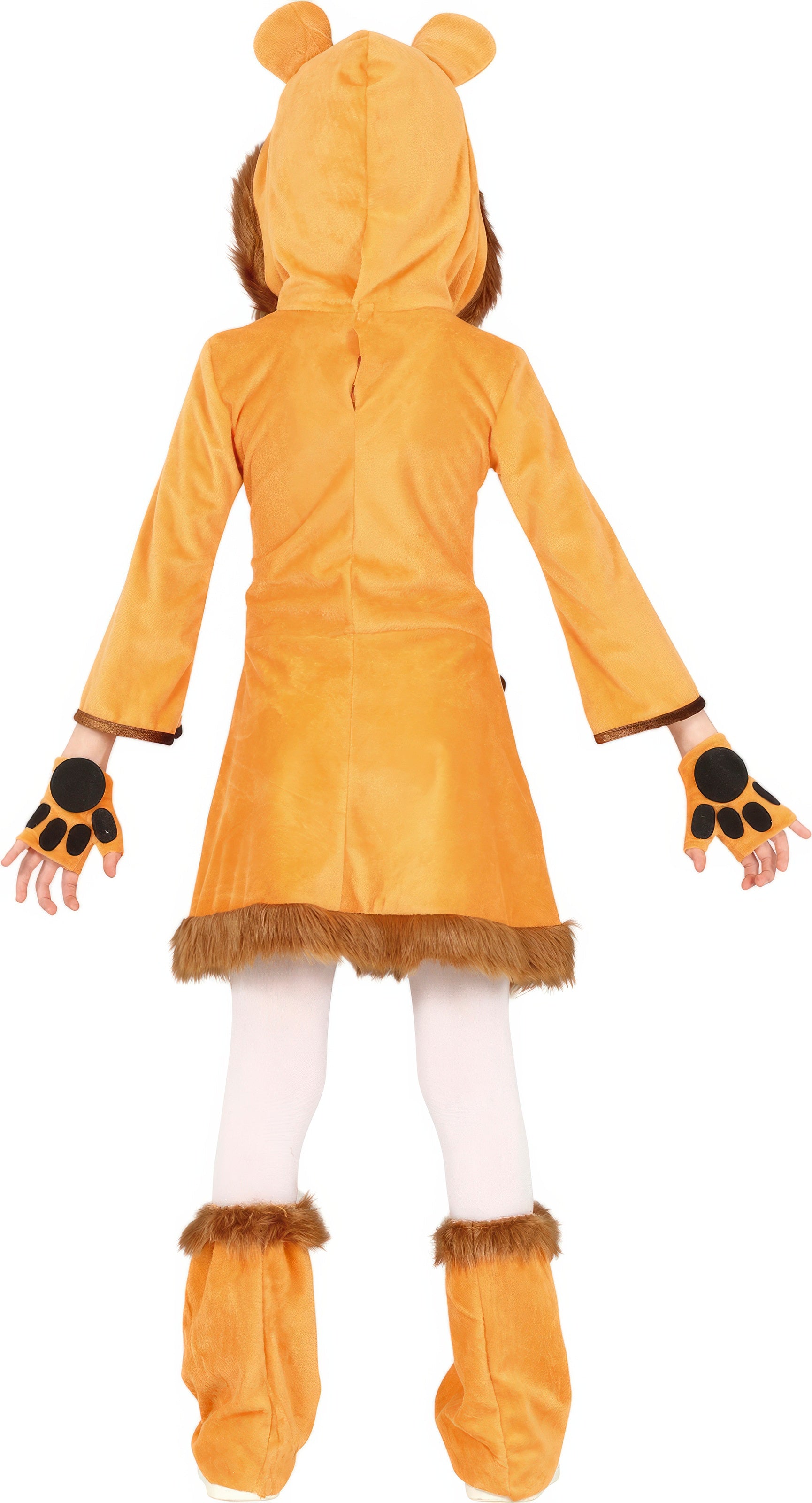 GP77409 – Löwin Majestätisches Kostüm Tierwelt – Größe: 110/116 – Farbe: Orange